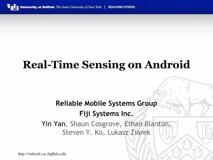 real time sensing on android