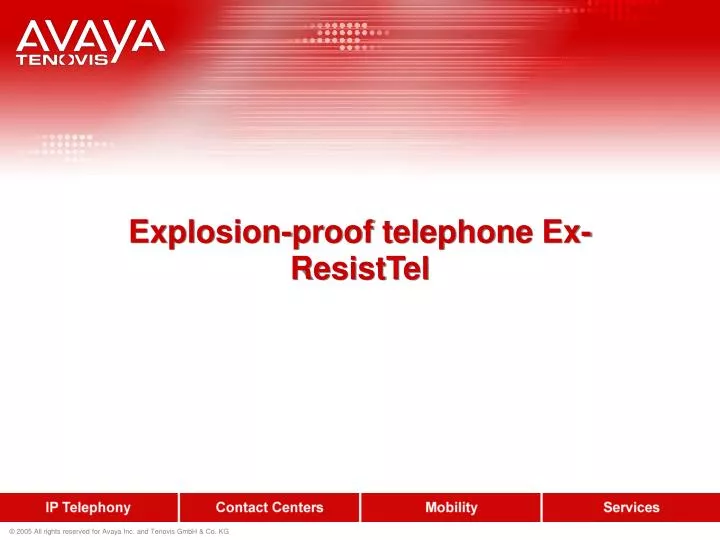 explosion proof telephone ex resisttel