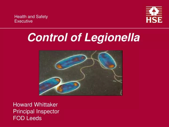control of legionella