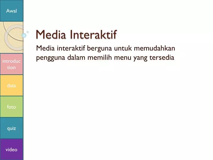 media interaktif