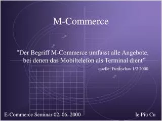 M-Commerce