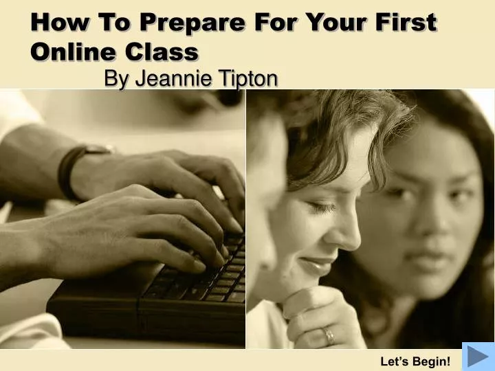 how to prepare for your first online class