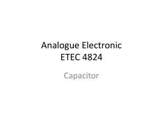 Analogue Electronic ETEC 4824