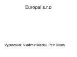 Europal s.r.o - slide 1