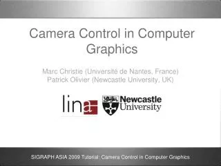 Camera Control in Computer Graphics
