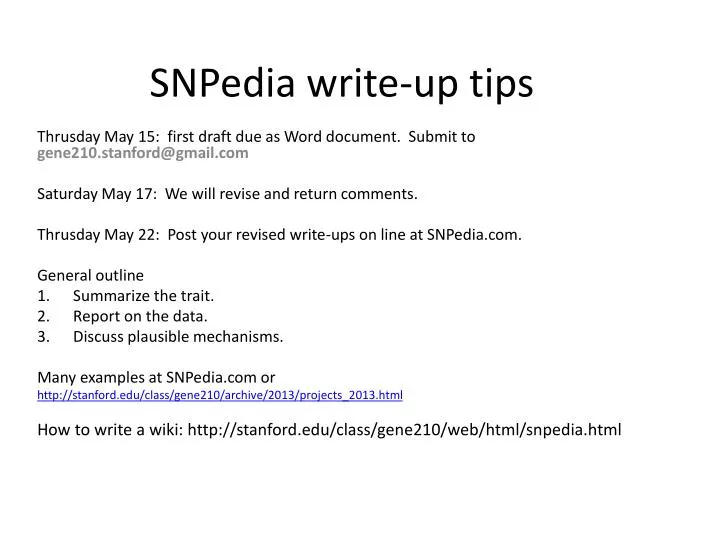 snpedia write up tips