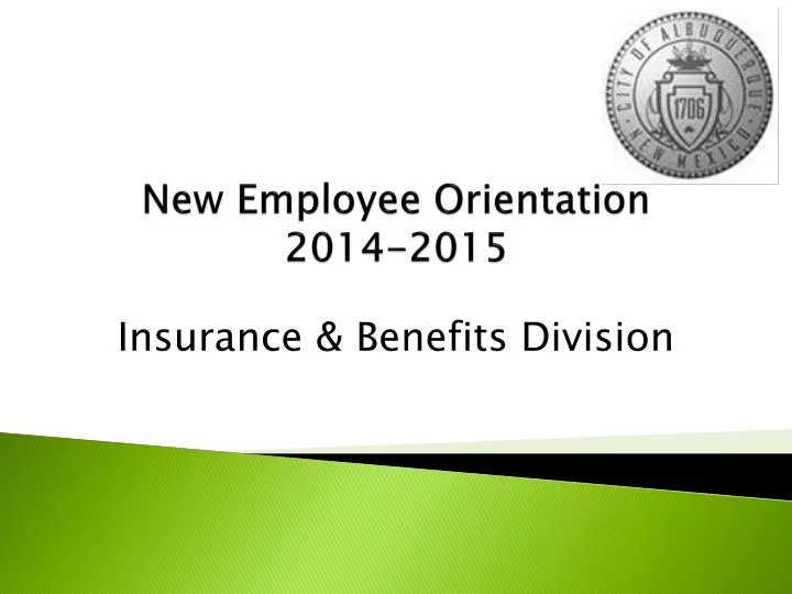 new employee orientation 2014 2015