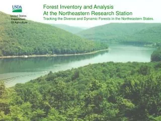 Forest Inventory and Analysis At the Northeastern Research Station