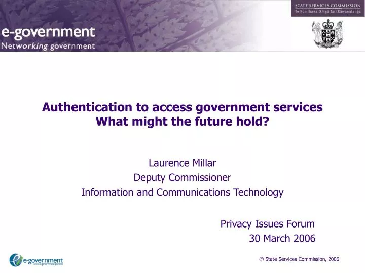 authentication to access government services what might the future hold