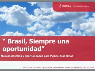 brasil siempre una oportunidad