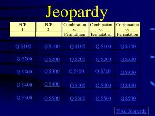 Jeopardy