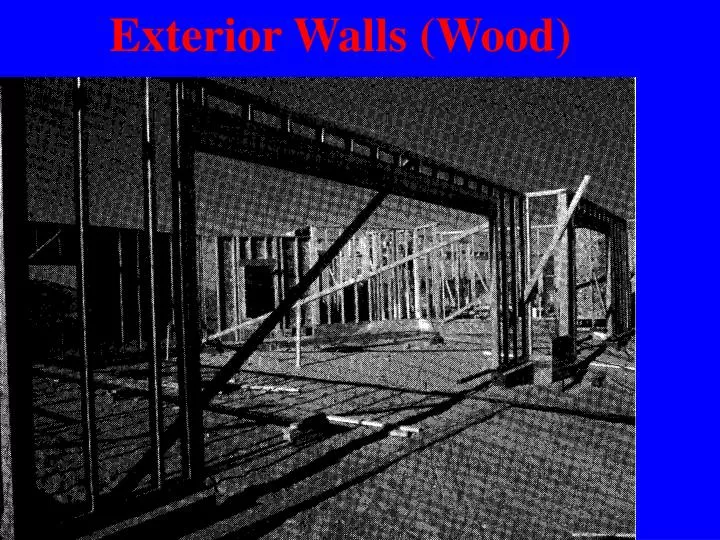 exterior walls wood