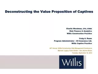 Deconstructing the Value Proposition of Captives
