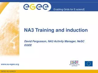 NA3 Training and induction