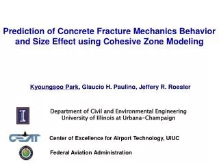 Prediction of Concrete Fracture Mechanics Behavior and Size Effect using Cohesive Zone Modeling