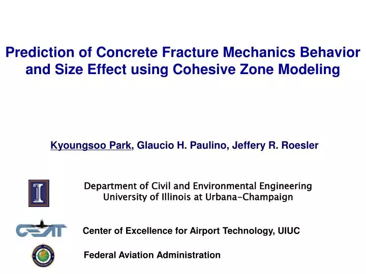 prediction of concrete fracture mechanics behavior and size effect using cohesive zone modeling