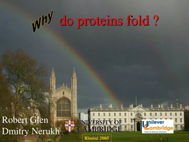 do proteins fold