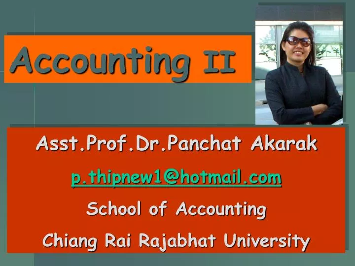 accounting ii