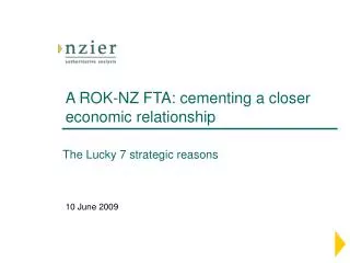 A ROK-NZ FTA: cementing a closer economic relationship