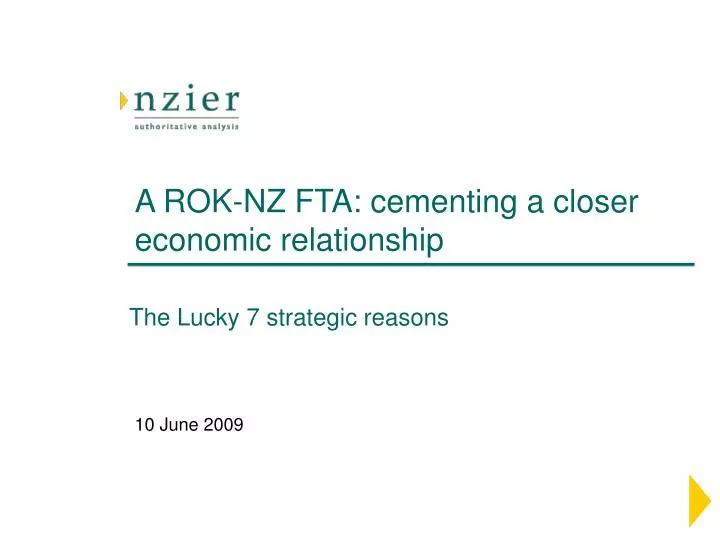 a rok nz fta cementing a closer economic relationship