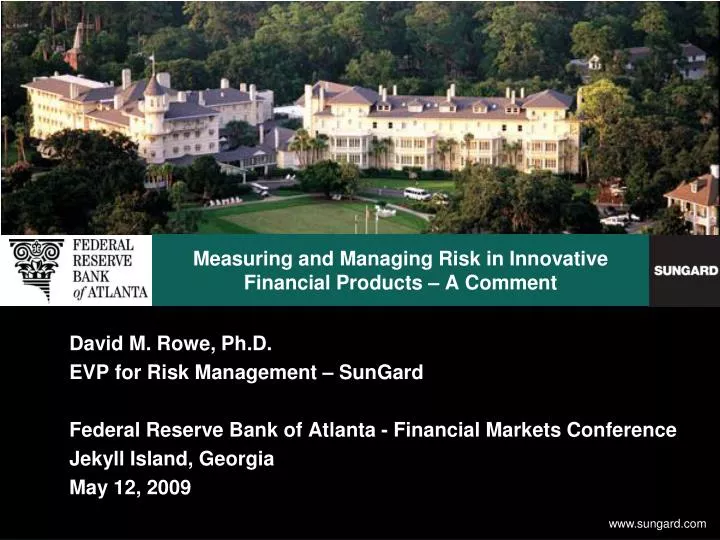 measuring and managing risk in innovative financial products a comment