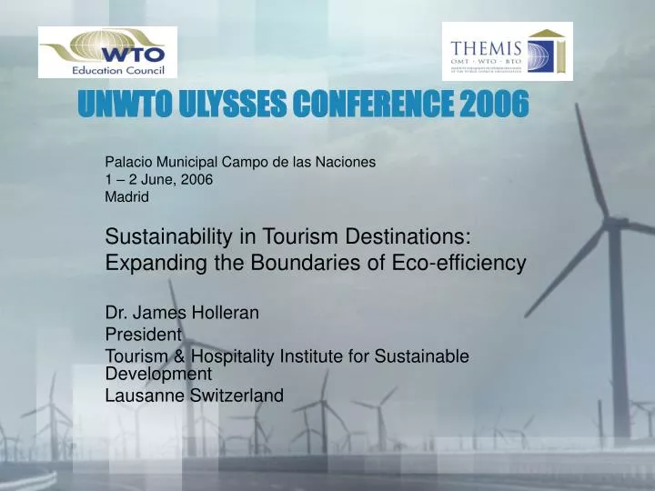unwto ulysses conference 2006