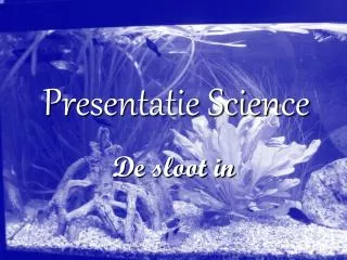 presentatie science