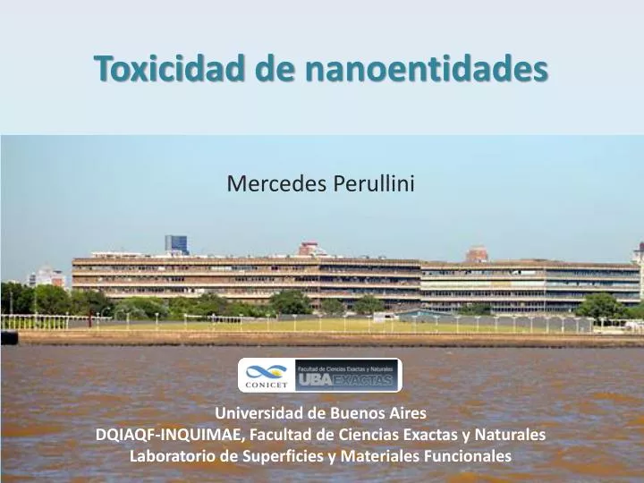 toxicidad de nanoentidades