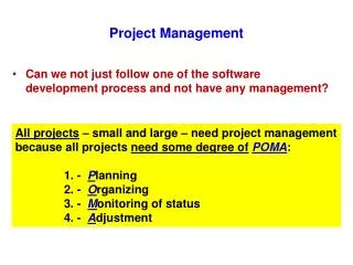 Project Management