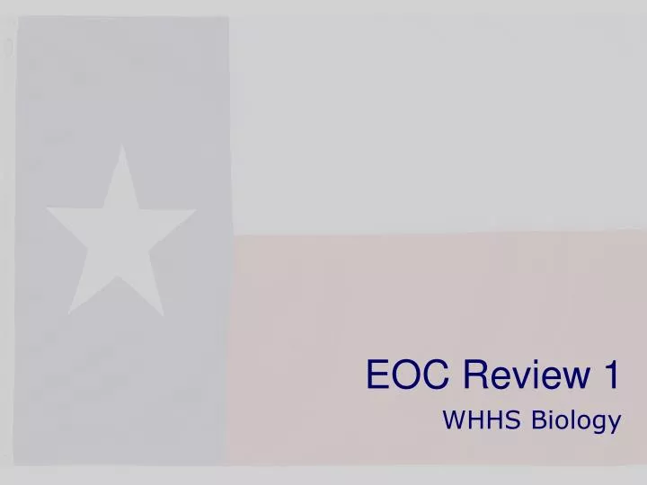 eoc review 1
