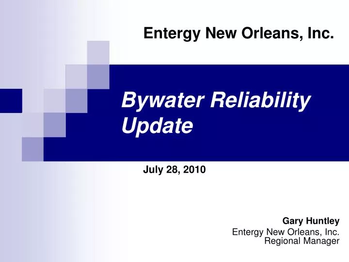 bywater reliability update