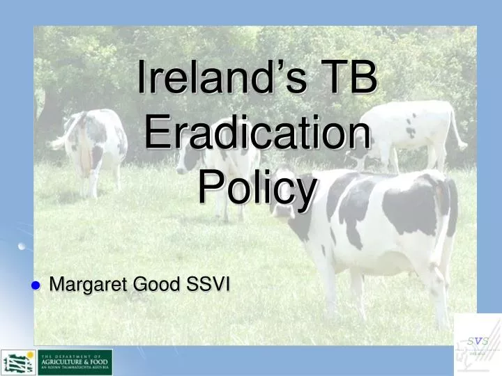 ireland s tb eradication policy