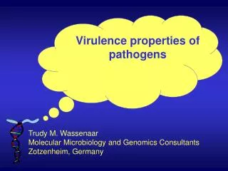 Virulence properties of pathogens