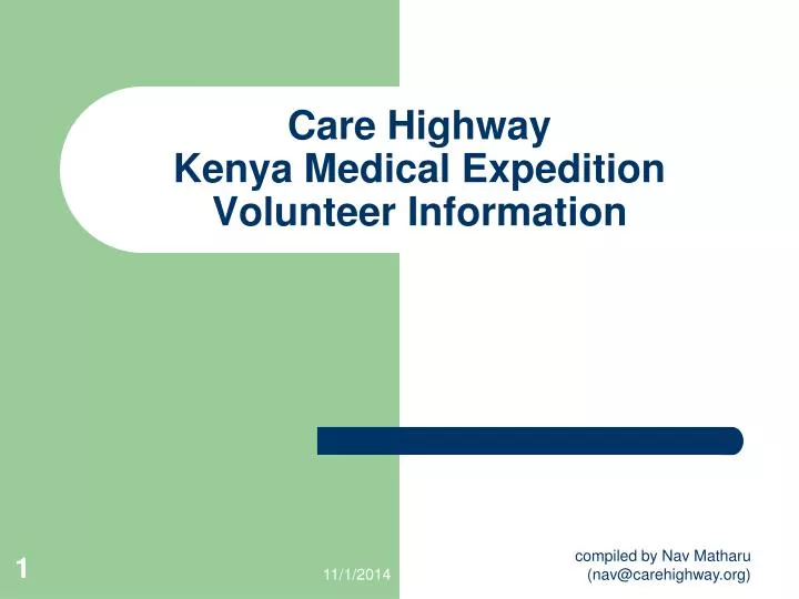 care highway kenya medical expedition volunteer information