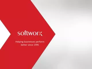 Helping businesses perform better since 1995