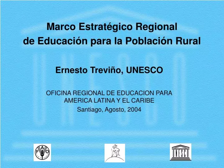 marco estrat gico regional de educaci n para la poblaci n rural
