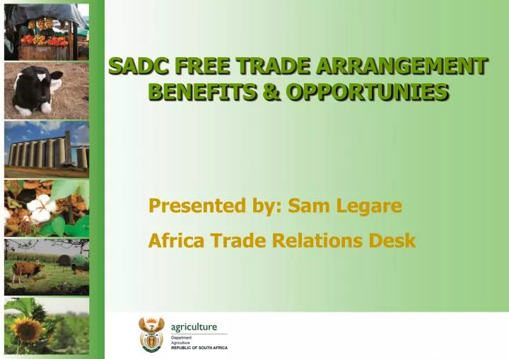 sadc free trade arrangement benefits opportunies