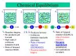 Chemical Equilibrium - slide 1