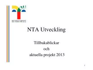 nta utveckling