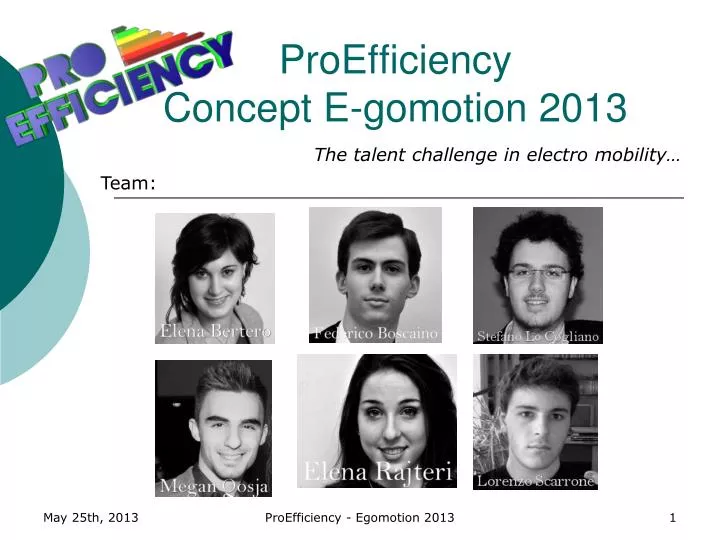 proefficiency concept e gomotion 2013