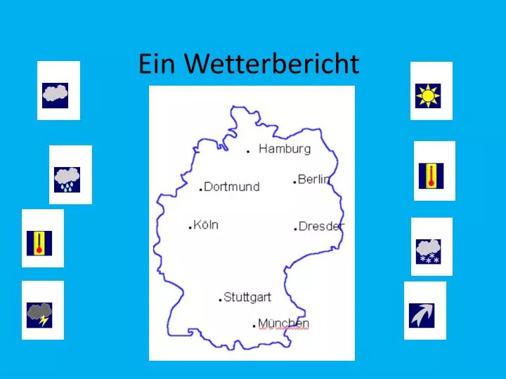 ein wetterbericht