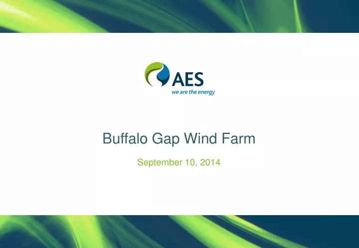 buffalo gap wind farm