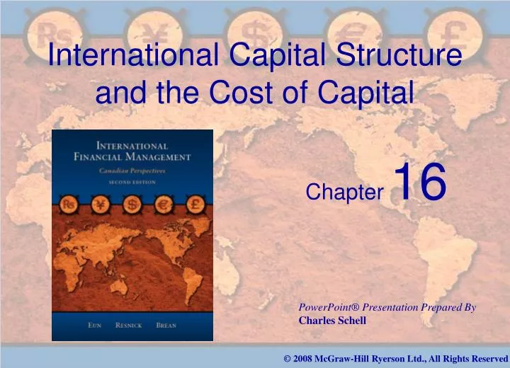 international capital structure and the cost of capital