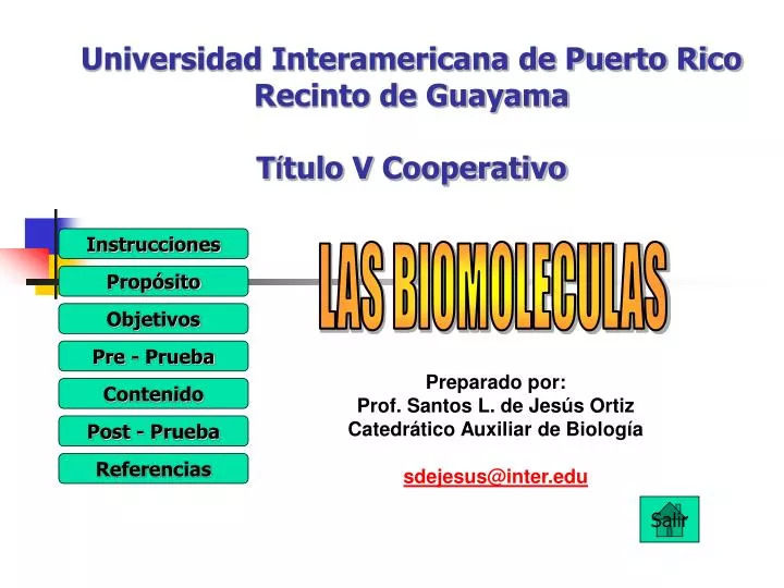 universidad interamericana de puerto rico recinto de guayama t tulo v cooperativo