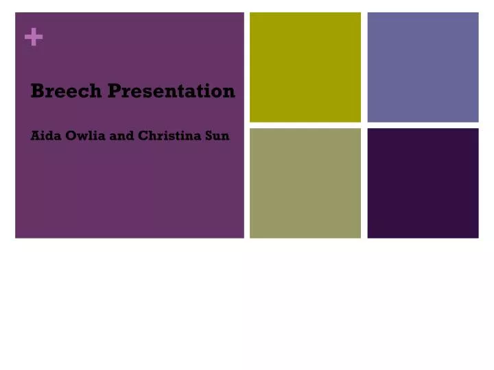 breech presentation