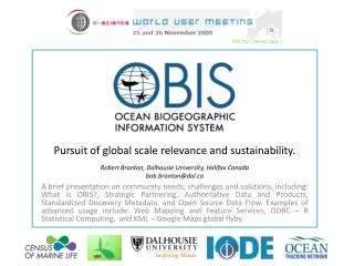 What is OBIS?