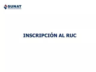 inscripci n al ruc