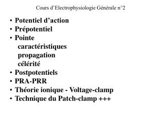 cours d lectrophysiologie n 2