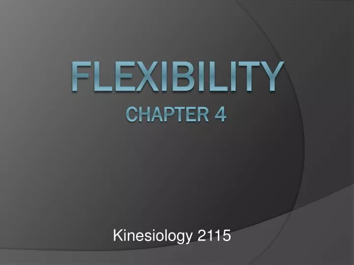 kinesiology 2115