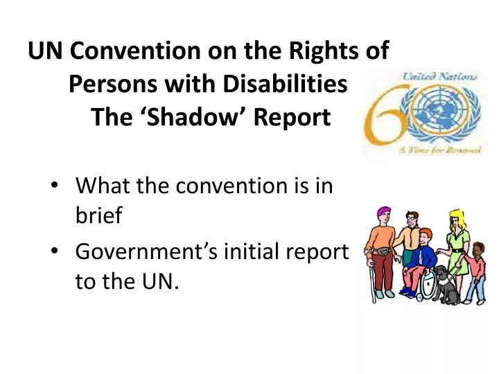 un convention on the rights of persons with disabilities the shadow report